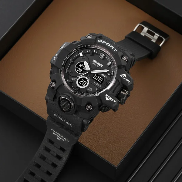 Чоловічий годинник Skmei 2197BK Black фото 6