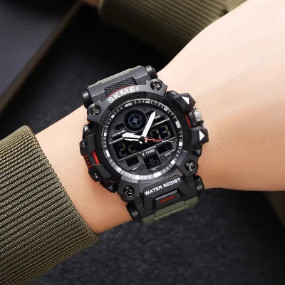 Чоловічий годинник Skmei 2226AG Army Green