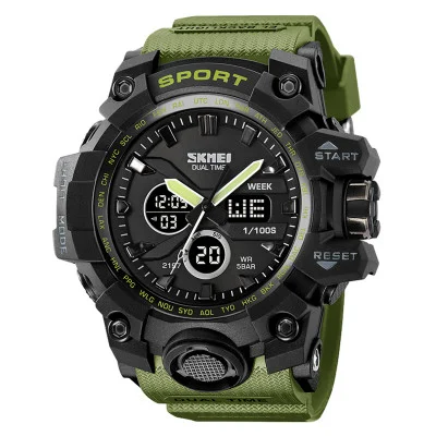 Мужские часы Skmei 2197AG Army Green
