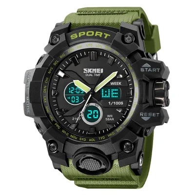 Мужские часы Skmei 2197AG Army Green