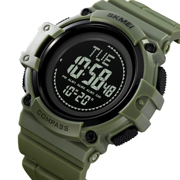 Чоловічий годинник Skmei 2233AG Army Green фото 4
