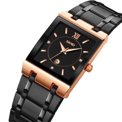 Жіночий годинник Skmei 9263RGBKBK Rose Gold-Black-Black