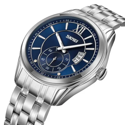 Чоловічий годинник Skmei 9319SIBU Silver-Blue