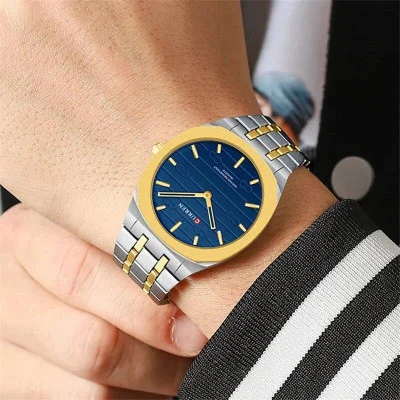 Мужские часы Curren 8444 Blue