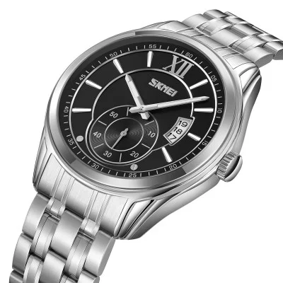 Чоловічий годинник Skmei 9319SIBK Silver-Black