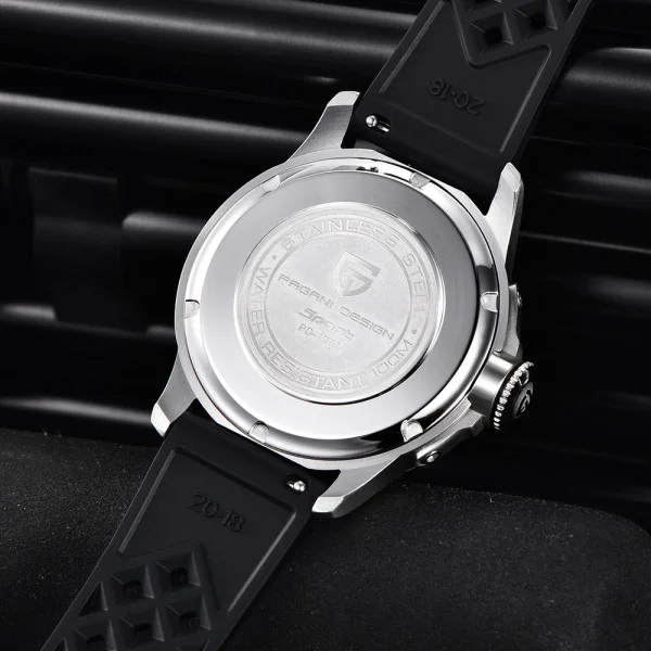 Чоловічий годинник Pagani Design PD-1780 Black-White фото 6