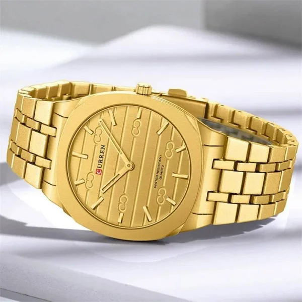 Чоловічий годинник Curren 8444 Gold фото 4
