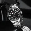 Чоловічий годинник Curren 8450 Silver-Black фото 4