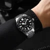Чоловічий годинник Curren 8450 Silver-Black фото 5