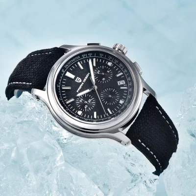 Чоловічий годинник Pagani Design PD-1781 Black-Silver-Black