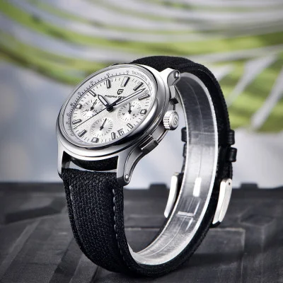 Чоловічий годинник Pagani Design PD-1781 Black-Silver-White