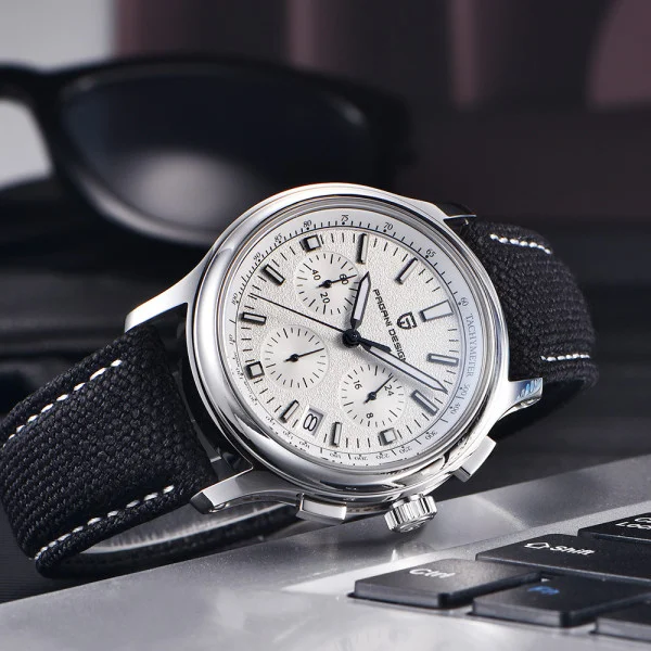 Мужские часы Pagani Design PD-1781 Black-Silver-White фото 4