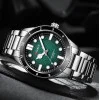 Мужские часы Curren 8450 Silver-Green фото 4