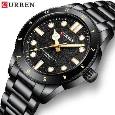 Чоловічий годинник Curren 8450 All Black