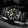 Чоловічий годинник Curren 8450 All Black фото 4