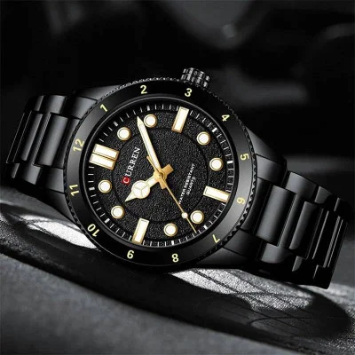 Чоловічий годинник Curren 8450 All Black