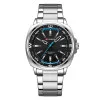 Чоловічий годинник Curren 8455 Silver-Black фото 2