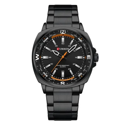 Чоловічий годинник Curren 8455 All Black