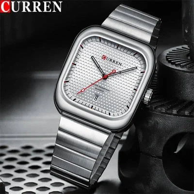 Чоловічий годинник Curren 8460 Silver-Silver