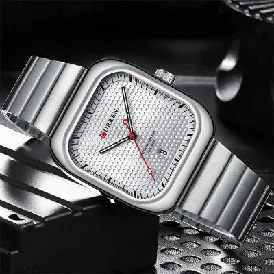 Чоловічий годинник Curren 8460 Silver-Silver