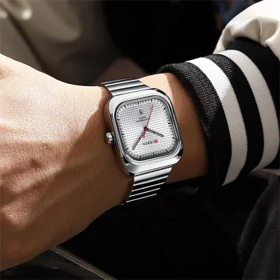 Чоловічий годинник Curren 8460 Silver-Silver
