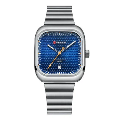 Чоловічий годинник Curren 8460 Silver-Blue