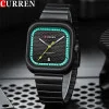 Чоловічий годинник Curren 8460 All Black фото 3