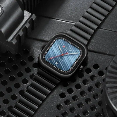 Чоловічий годинник Curren 8460 Black-Blue