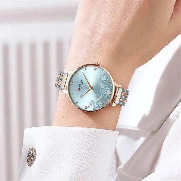 Женские часы Curren C9068L Comb Blue фото 5