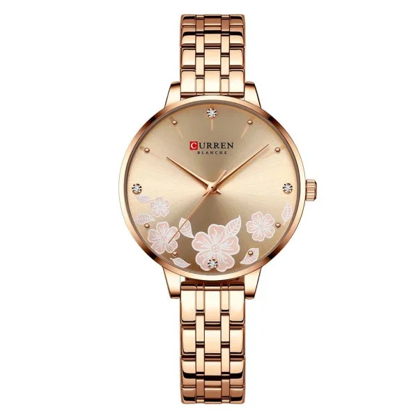 Жіночий годинник Curren C9068L Gold фото 1
