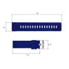 Ремешок для часов Skmei 1416/1418/1267/1285/1293/1426/1866/1894BUBK Blue-Black фото 4
