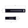 Ремінець для годинника Skmei 1657BK Black фото 4