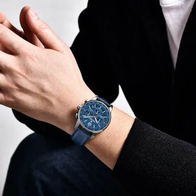 Чоловічий годинник Pagani Design YS008 Silver-Blue