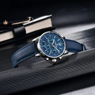 Чоловічий годинник Pagani Design YS008 Silver-Blue