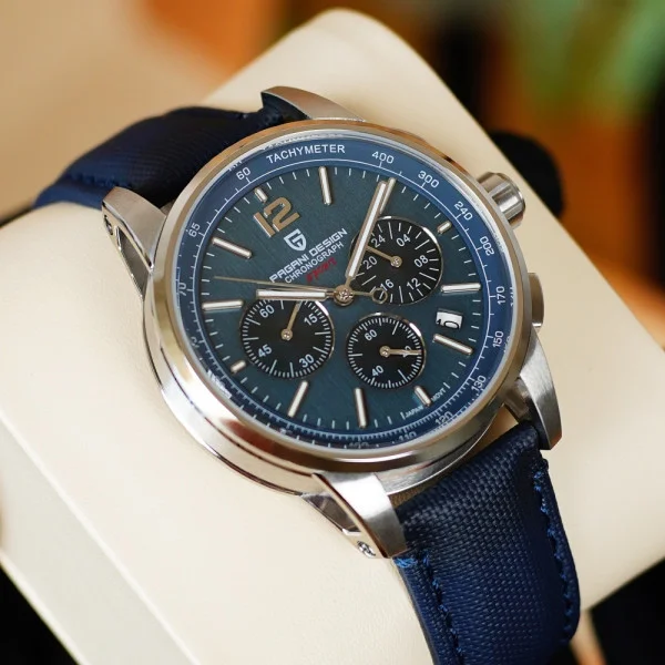 Мужские часы Pagani Design YS008 Silver-Blue фото 9