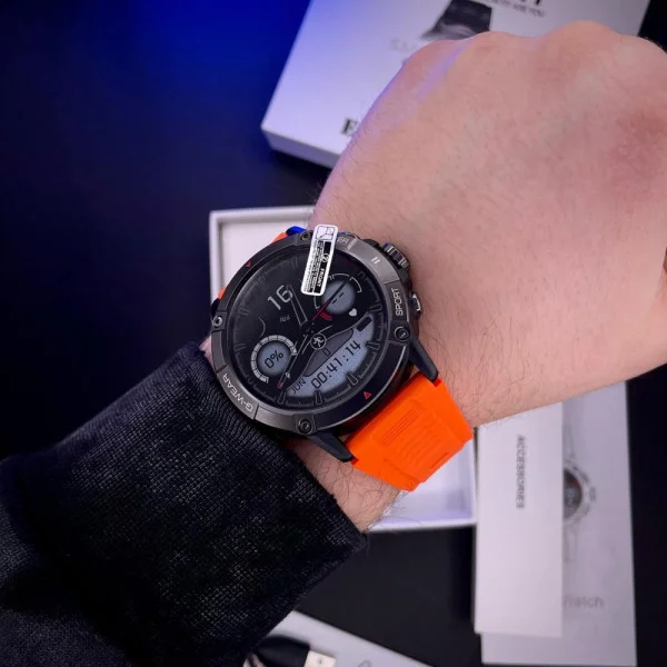 Смарт часы Modfit Expedition Compass Black-Orange фото 3