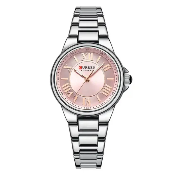 Жіночі годинники Curren 9091 Silver-Pink фото 1