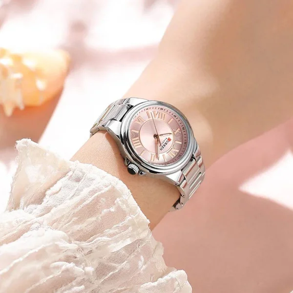 Жіночі годинники Curren 9091 Silver-Pink фото 3