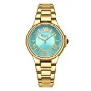 Жіночі годинники Curren 9091 Gold-Blue фото 2