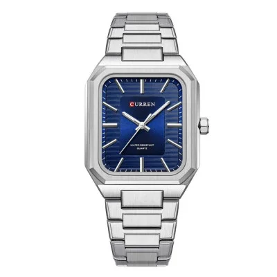 Чоловічий годинник Curren 8457 Silver-Blue