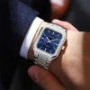 Мужские часы Curren 8457 Silver-Blue фото 3