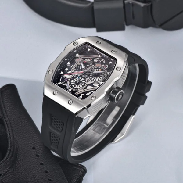 Чоловічий годинник Pagani Design PD-YS012 Silver-Black фото 3