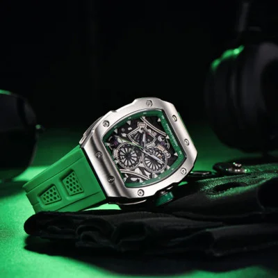 Чоловічий годинник Pagani Design PD-YS012 Silver-Green