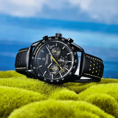 Чоловічий годинник Pagani Design PD-1779 Black-Yellow