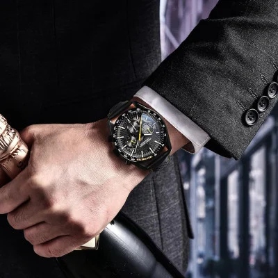 Чоловічий годинник Pagani Design PD-1779 Black-Yellow