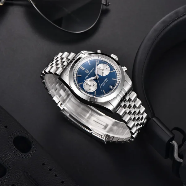 Мужские часы Pagani Design PD-1775 Silver-Blue фото 5