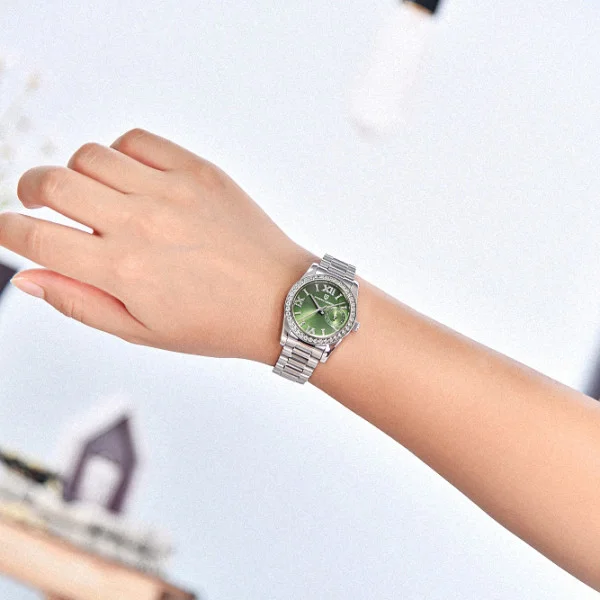 Жіночий годинник Pagani Design PD-1776 Silver-Green фото 6