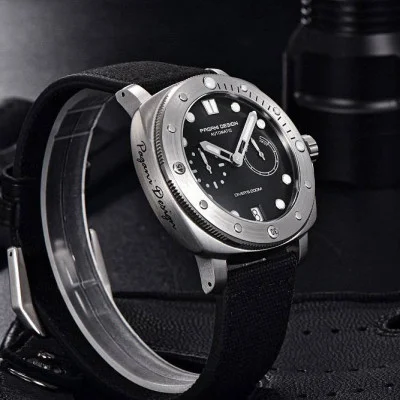 Мужские часы Pagani Design PD-1767 Silver-Black