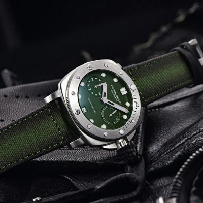 Мужские часы Pagani Design PD-1767 Silver-Green