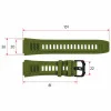 Ремешок для смарт часов АК45 Army Green фото 4